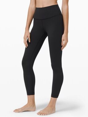 Lululemon Wunder Under High Rise Tight 25” in Black